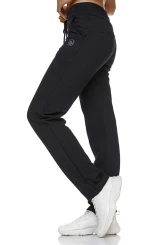 Bodymove Παντελόνι Γυναικείας Φόρμας σε ίσια γραμμή Μαύρο