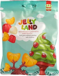 Kaiser Jelly Land Φρουτοζελεδάκια με Βιταμίνες χωρίς Ζελατίνη 100g
