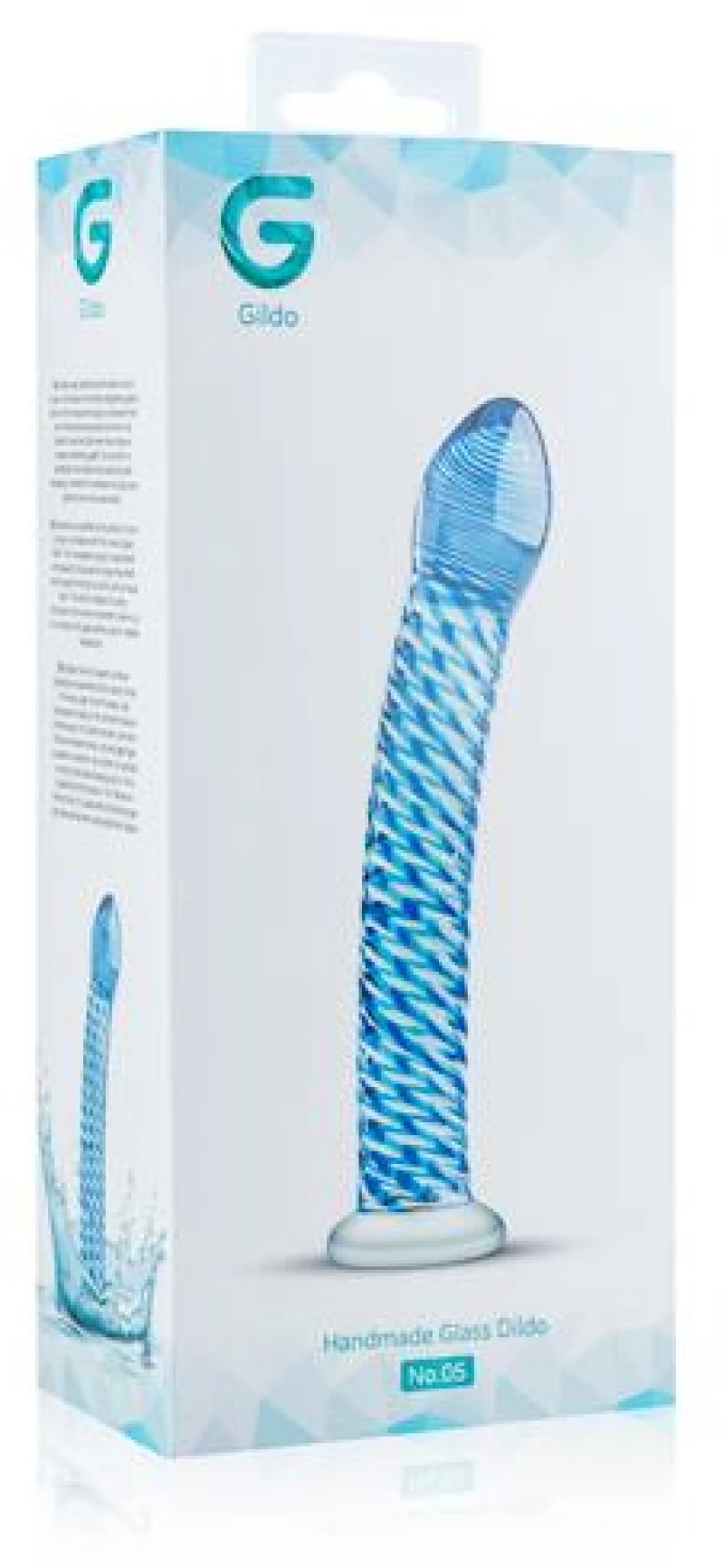 GILDO GLASS DILDO No.5 18cm