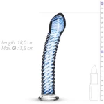 GILDO GLASS DILDO No.5 18cm