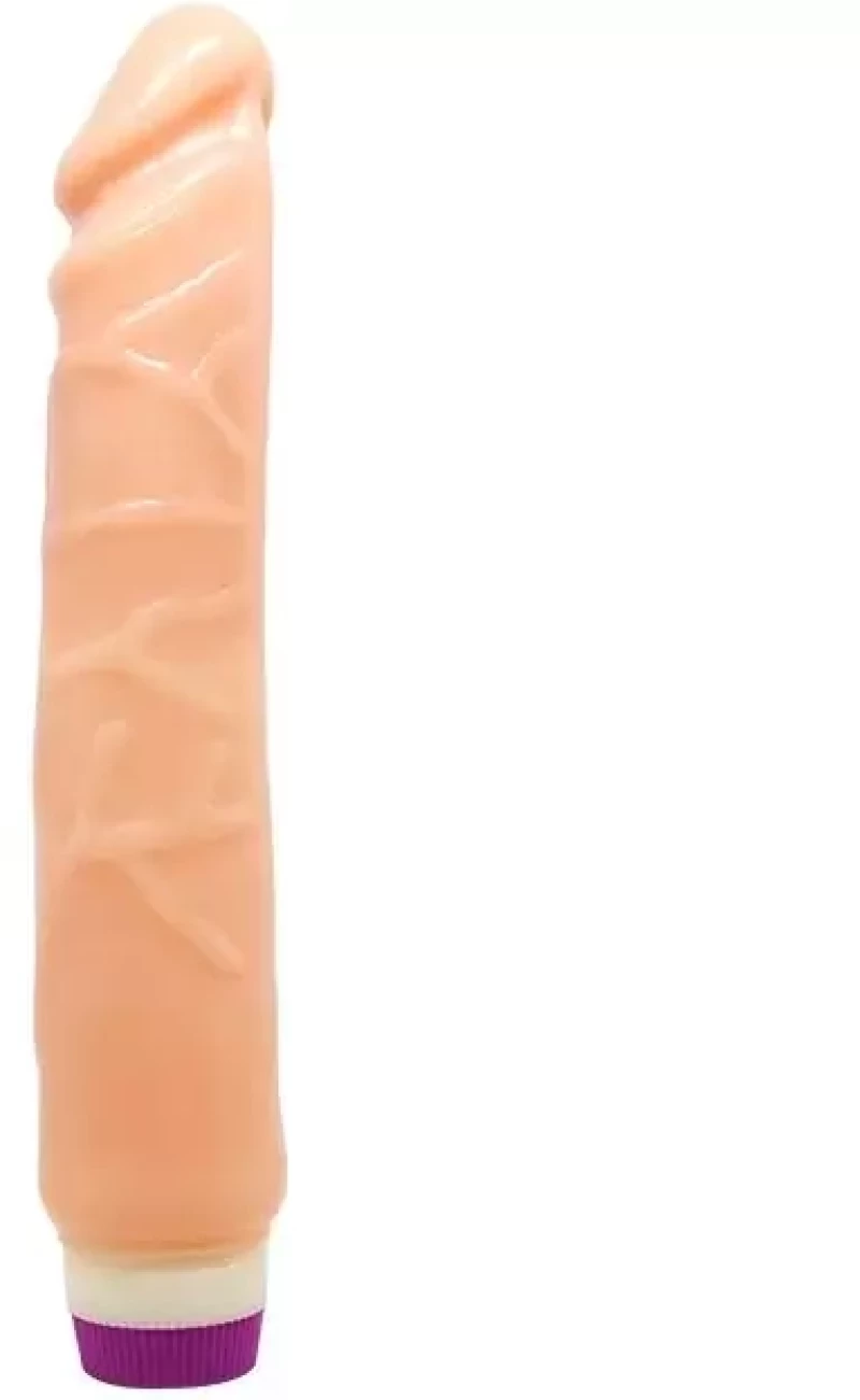 BAILE WAVES OF PLEASURE REALISTIC VIBRATING DILDO FLESH 25.5cm
