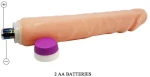 BAILE WAVES OF PLEASURE REALISTIC VIBRATING DILDO FLESH 25.5cm