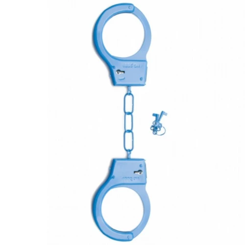 SHOTS TOYS METAL HANDCUFFS BLUE