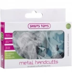 SHOTS TOYS METAL HANDCUFFS BLUE