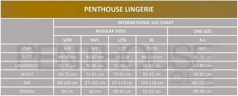 PENTHOUSE KIMONO HYPNOTIC POWER BLACK