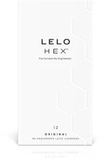 LELO HEX CONDOMS ORIGINAL 12 UNITS - ΠΡΟΦΥΛΑΚΤΙΚΑ LELO HEX ORIGINAL 12 ΤΕΜΑΧΙΑ