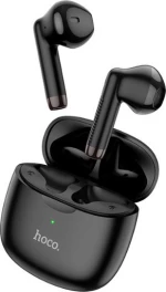 Hoco ES56 Scout Earbud Bluetooth Handsfree Ακουστικά με Θήκη Φόρτισης Μαύρα