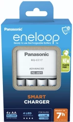 Panasonic Eneloop Advanced BQ-CC17 Φορτιστής 4 Μπαταριών Ni-MH Μεγέθους AA/AAA Σετ με 4x AA 2000mAh