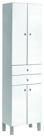 Gloria Alma Colona II White - Στήλη μπάνιου MDF 50x35