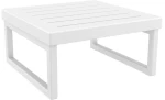 MYKONOS ΤΡΑΠΕΖΙ WHITE 65X65X33εκ. ΠΟΛ/ΝΙΟΥ
