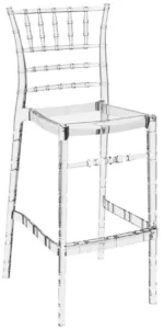 CHIAVARI 75εκ.ΣΚΑΜΠΟ(Σ4)CLEAR TRANSP.