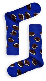 Κάλτσα Casual UNISEX με Trendy Σχέδιο Blue Cookies