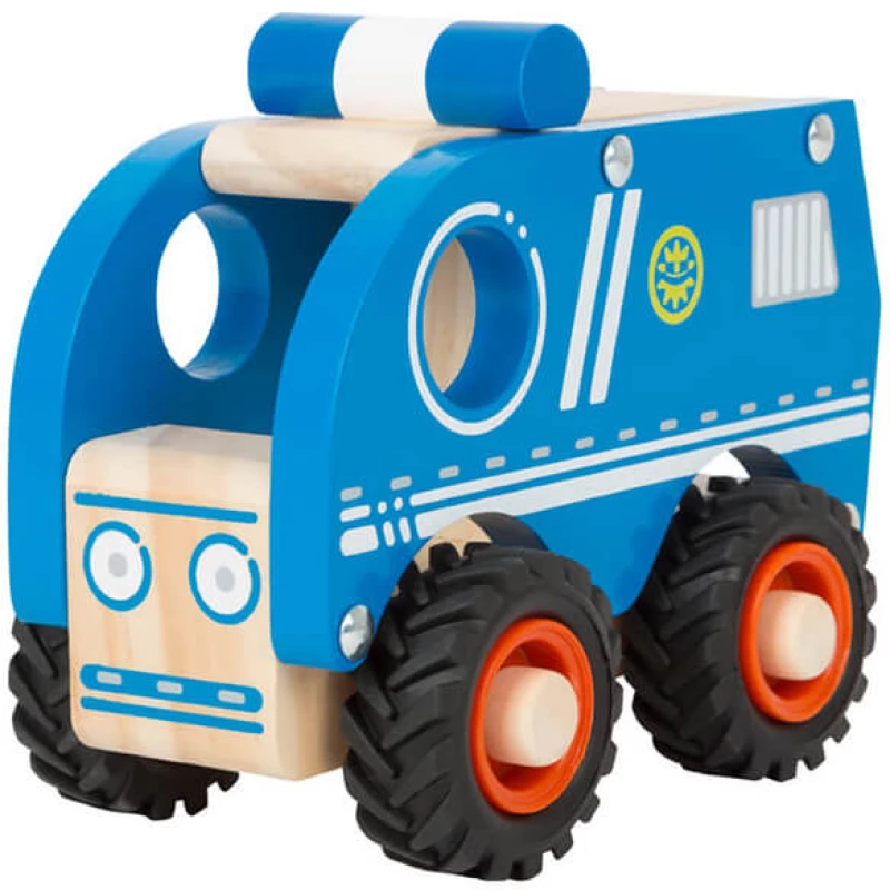 Small Foot Ξύλινο Αυτοκινητάκι Αστυνομίας