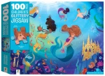 Παιδικό Puzzle Hinkler Mermaids Glittery 22x28cm 100pcs 6+ Ετών