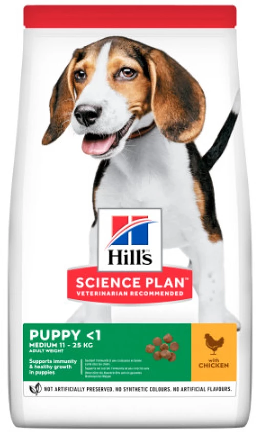 Hill'S Science Plan Puppy Medium Chicken 14kg (11kg + 3kg ΔΩΡΟ)