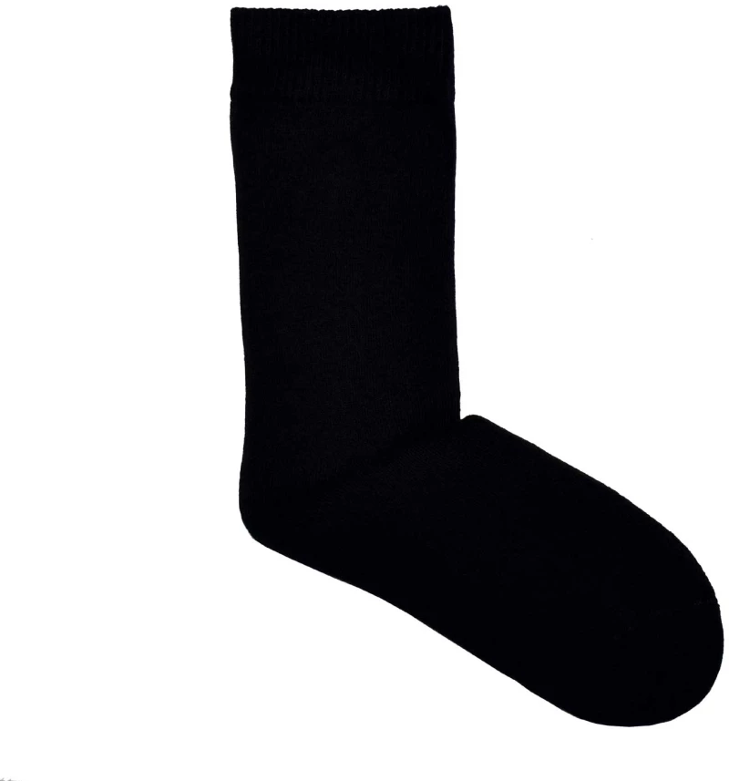 EKMEN Κάλτσες Casual UNISEX Ισοθερμικές Βαμβακερές Μαύρο