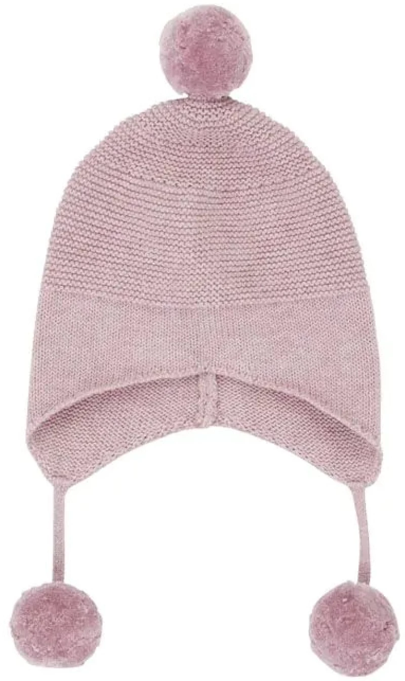 Σκουφάκι πλεκτό βρεφικό Sense Organics Rose Small 38-42εκ.