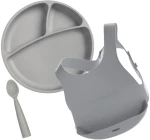 Σετ φαγητού MinikOiOi Grey