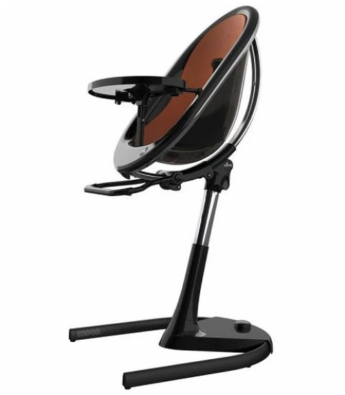 Mima Moon κάθισμα φαγητού με υποπόδιο Black 3in1