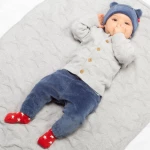 Παντελόνι velour "Penguin blue" Kite οργανικό βαμβάκι