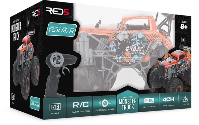 RC Monster Truck – Τηλεκατευθυνόμενο RC Monster Truck σε κλίμακα 116