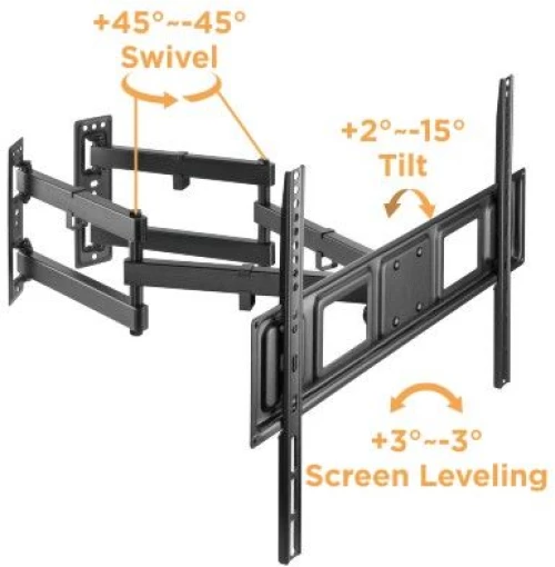 Brateck Βάση TV ΓωνίαΚολώνα LPA63-466C 32&quot - 70&quot