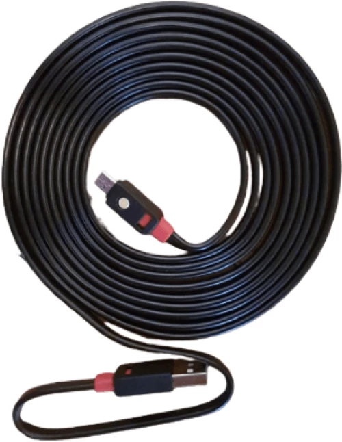 GRIFFIN Premium Flat Micro USB Μάυρο Καλώδιο 3m GMUB-3