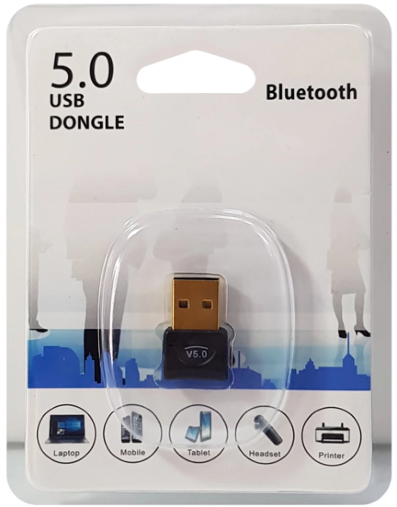 USB adapter BT-006, Bluetooth 5.0 EDR, μαύρο