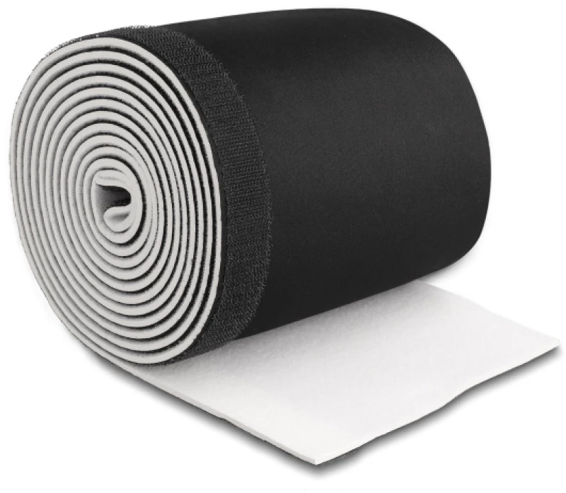DELOCK ταινία νεοπρενίου τύπου Velcro 20865, 13.5cm, 3m, μαύρη/λευκή