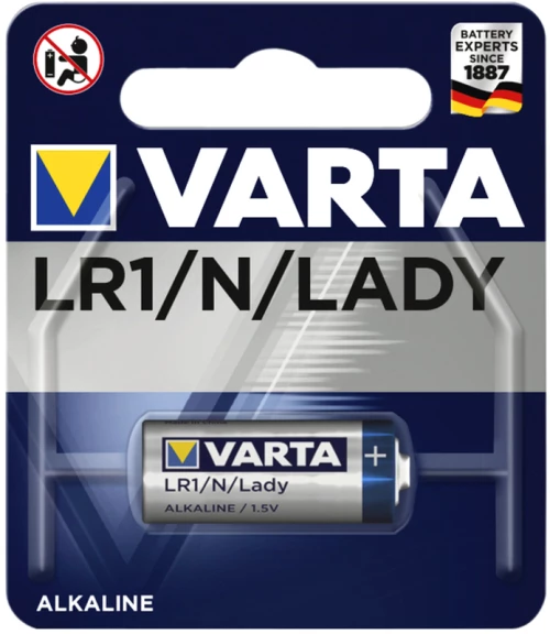 VARTA αλκαλική μπαταρία LADY LR1 N  1.5V  1τμχ