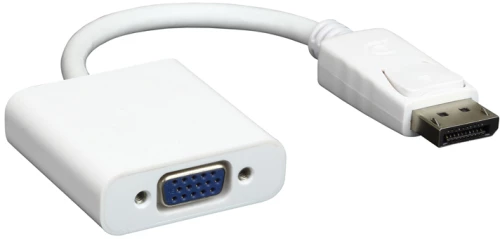 POWERTECH αντάπτορας DisplayPort σε VGA CAB-DP006, 0.20m, λευκός