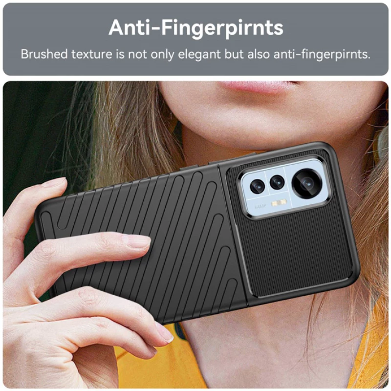 POWERTECH Θήκη Thunder MOB-1757 για Xiaomi 12/12X  μαύρη