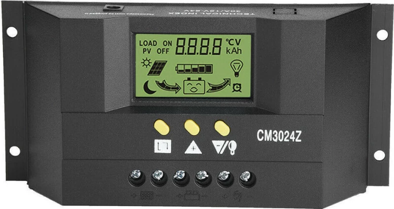 CM3024Z Ρυθμιστής Φόρτισης PWM 24V 30A