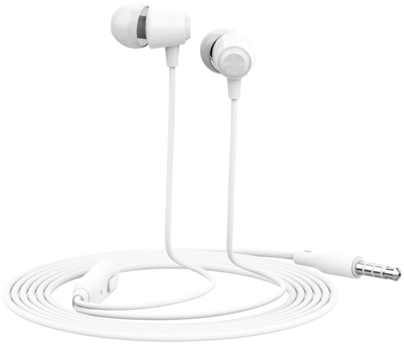 CELEBRAT Earphones G4 με μικρόφωνο  10mm  1.2m  λευκό