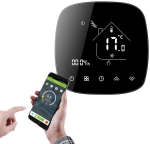 Smart θερμοστάτης αερίου BHT-001-GCLW  WiFi  μαύρος