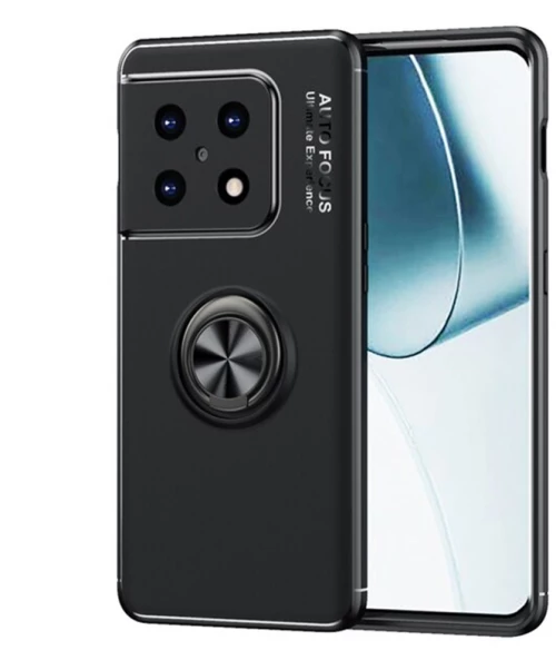 Θήκη Ancus Autofocus Shockproof με Ring Holder για OnePlus 10 Pro Μαύρη