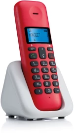 Motorola T301 Cherry (Ελληνικό Μενού) Ασύρματο τηλέφωνο με ανοιχτή ακρόαση