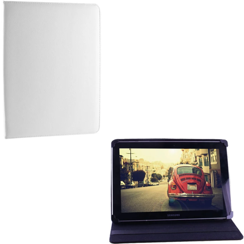 VOLTE-TEL ΘΗΚΗ TABLET 8.5" - 11.2" (25,4cm x 18cm) UNIVERSAL LEATHER BOOK STAND WHITE