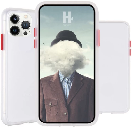 Θήκη Goospery Peach Garden Bumper για Apple iPhone13 Pro Λευκό Κόκκινο