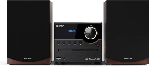 SHARP HI-FI MICRO SYSTEM BROWN XLB517DBR