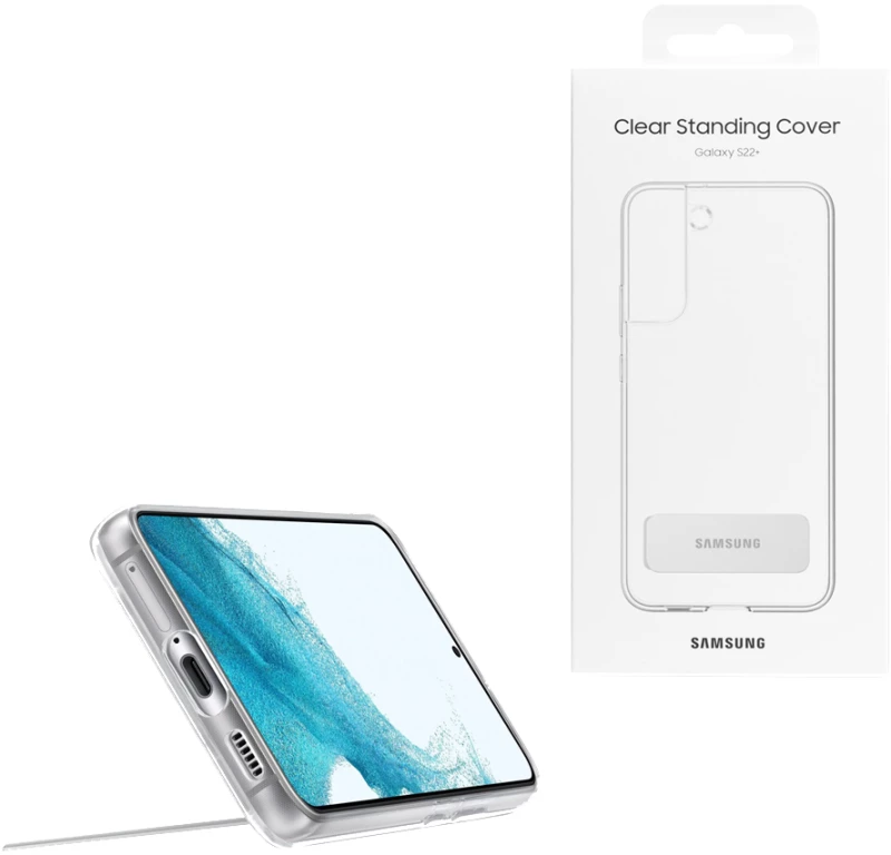 ΘΗΚΗ SAMSUNG S22 PLUS 5G S906 CLEAR COVER STANDING EF-JS906CTEGWW ΔΙΑΦΑΝΗ PACKING OR