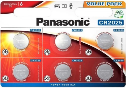 ΜΠΑΤΑΡΙΕΣ ΝΟΜΙΣΜΑΤΟΣ ΛΙΘΙΟΥ 3V CR2025 PANASONIC