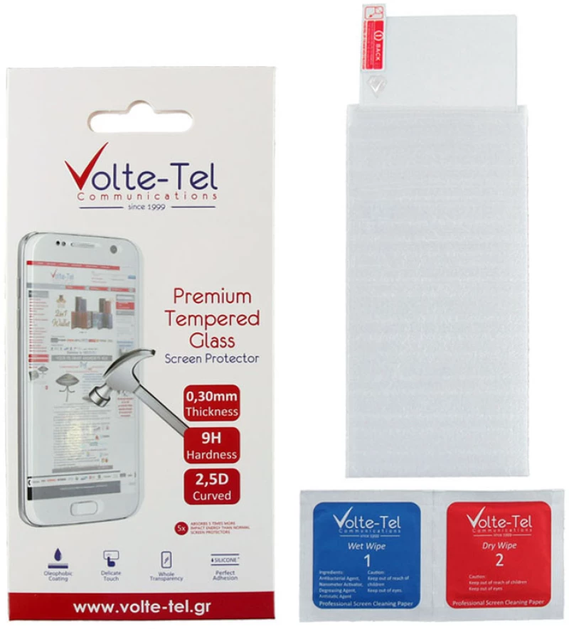 VOLTE-TEL TEMPERED GLASS XIAOMI MI 9 SE 5.97" 9H 0.30mm 2.5D FULL GLUE