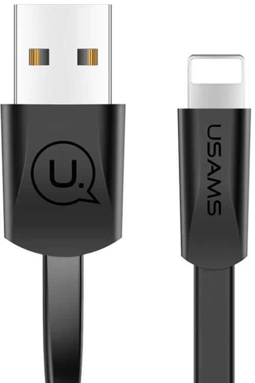 USAMS Καλώδιο USB σε Lightning US-SJ199, 1.2m, μαύρο