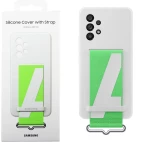 ΘΗΚΗ SAMSUNG A53 5G A536 SILICONE COVER WITH STRAP EF-GA536TWEGWW WHITE PACKING OR
