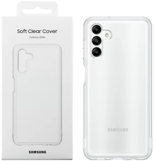 ΘΗΚΗ SAMSUNG A04s A047 6.5" SOFT CLEAR COVER EF-QA047TTEGWW TRANSPARENT PACKING OR