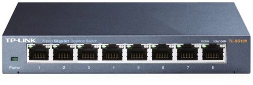 TP-LINK Desktop Switch TL-SG108 8 Θυρών, 10/100/1000Mbps, Ver. 6.0