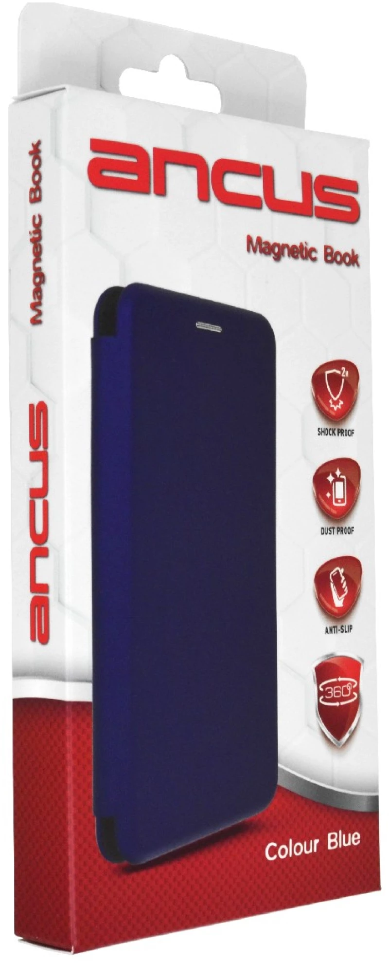 Θήκη Book Ancus Magnetic Curve για Samsung SM-A415F Galaxy A41 TPU Μπλέ