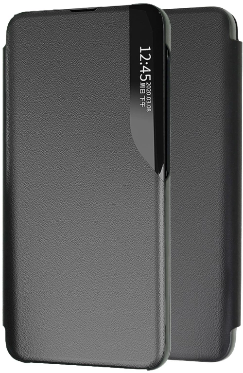 Θήκη Book Ancus Smart Flip για Xiaomi Redmi Note 9T 5G TPU Μαύρο