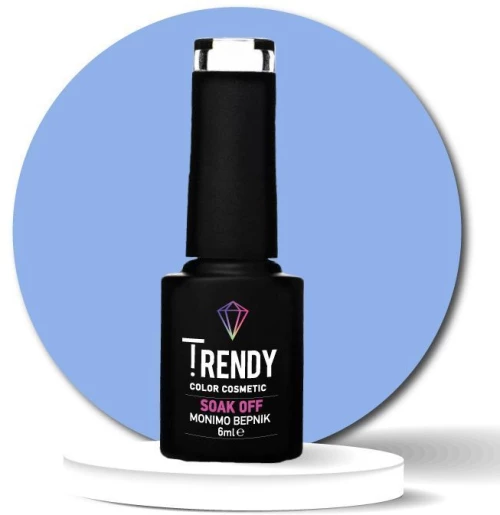 ΗΜΙΜΟΝΙΜΟ ΒΕΡΝΙΚΙ TRENDY - No082 SKY BLUE- 6ml